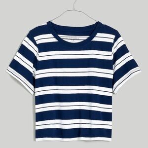 Madewell Softfade Cotton Boxy-Crop Tee